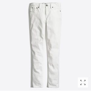 J. CREW white skinny jeans